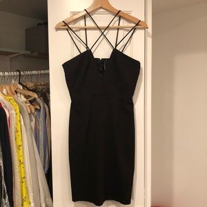 Black cocktail dress